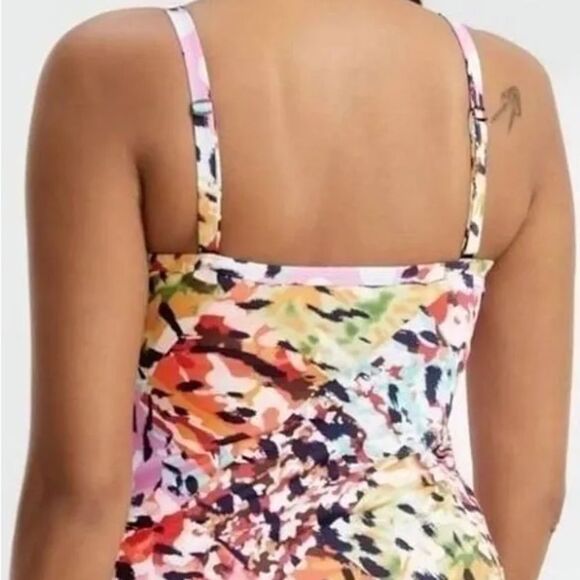 Bleu Rod Beattie Party‎ Animal Twist Underwire Tankini Top 14D NWT in packaging - Picture 3 of 8